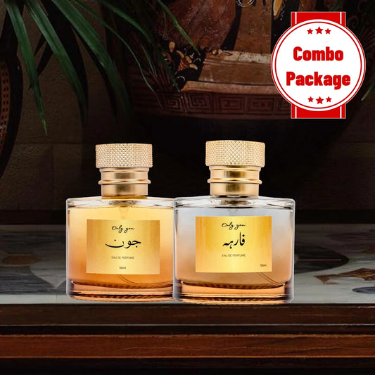 Fariha & Jaun Perfume Duo | Floral, Woody, & Poetic Luxury Scents